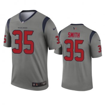 Houston Texans Tremon Smith Gray Inverted Legend Jersey