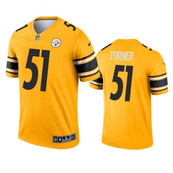 Pittsburgh Steelers Trai Turner Gold 2021 Inverted Legend Jersey