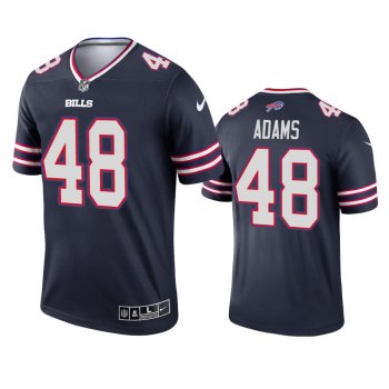 Buffalo Bills Tyrell Adams Navy 2021 Inverted Legend Jersey