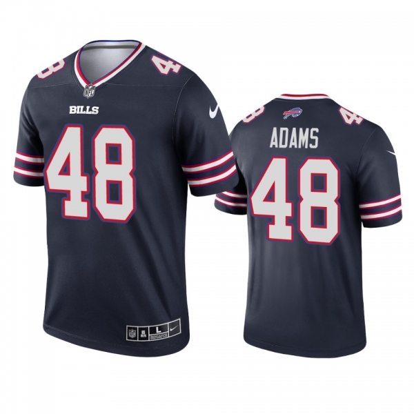 Buffalo Bills Tyrell Adams Navy 2021 Inverted Legend Jersey