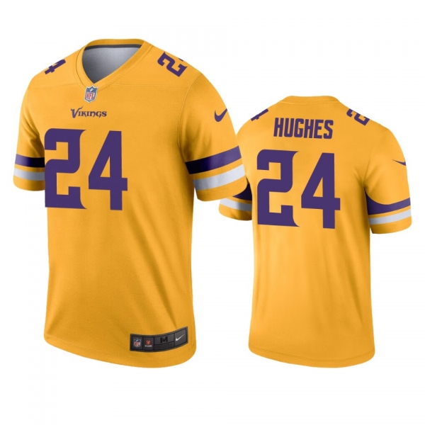 Minnesota Vikings Mike Hughes Gold Inverted Legend Jersey