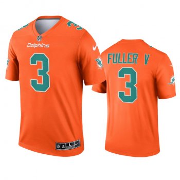 Miami Dolphins Will Fuller V Orange 2021 Inverted Legend Jersey