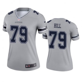 Women's Dallas Cowboys Trysten Hill Silver Inverted Legend Jersey