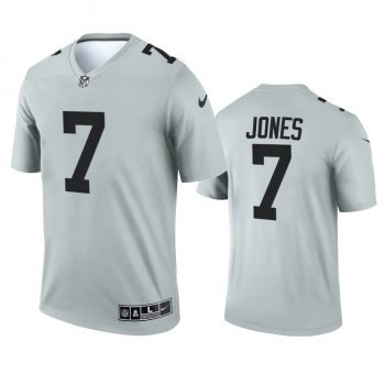 Las Vegas Raiders Zay Jones Silver 2021 Inverted Legend Jersey