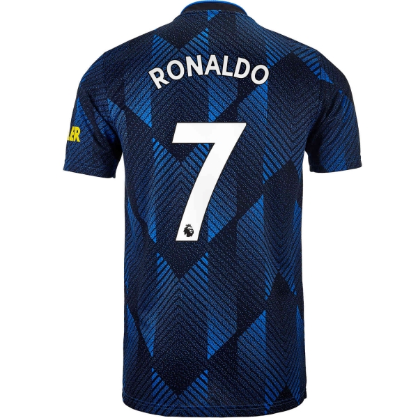 Kids 2021/22 adidas Cristiano Ronaldo Manchester United 3rd Jersey