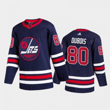 Winnipeg Jets Pierre-Luc Dubois #80 Third Blue Authentic Jersey