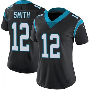 Women's Black Shi Smith Carolina Panthers Limited Team Color Vapor Untouchable Jersey