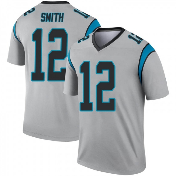 Men's Shi Smith Carolina Panthers Legend Inverted Silver Jersey