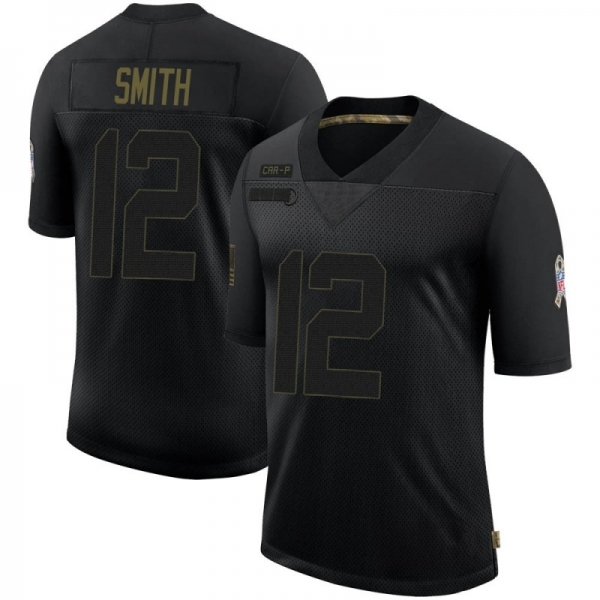 Youth Black Shi Smith Carolina Panthers Limited 2020 Salute To Service Jersey