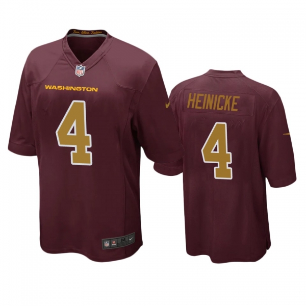 Washington Football Team Taylor Heinicke Burgundy Alternate Game Jersey