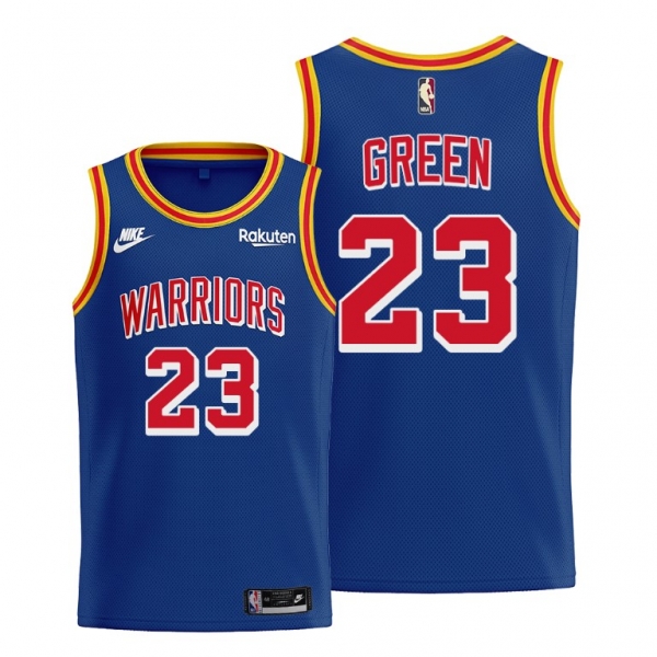 Warriors #23 Draymond Green 2021 Classic Edition Royal Jersey Origins 75th anniversary