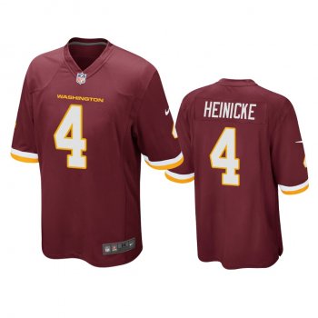 Washington Football Team Taylor Heinicke Burgundy Game Jersey