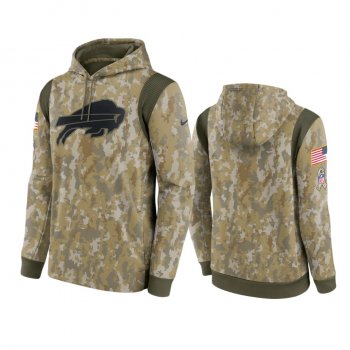 Buffalo Bills Camo 2021 Salute To Service Therma Performance Hoodie