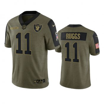 Las Vegas Raiders Henry Ruggs Olive 2021 Salute To Service Limited Jersey