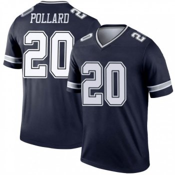 Men's Tony Pollard Dallas Cowboys Legend Navy Jersey