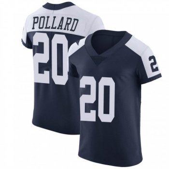 Men's Tony Pollard Dallas Cowboys Elite Navy Alternate Vapor Untouchable Jersey