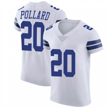 Men's Tony Pollard Dallas Cowboys Elite White Vapor Untouchable Jersey