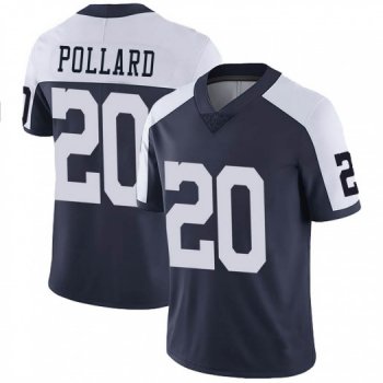 Men's Tony Pollard Dallas Cowboys Limited Navy Alternate Vapor Untouchable Jersey