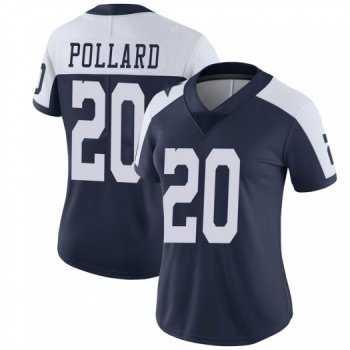 Women's Tony Pollard Dallas Cowboys Limited Navy Alternate Vapor Untouchable Jersey