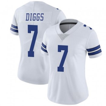 Women's Trevon Diggs Dallas Cowboys Limited White Vapor Untouchable Jersey