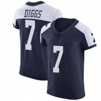 Men's Trevon Diggs Dallas Cowboys Elite Navy Alternate Vapor Untouchable Jersey