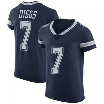 Men's Trevon Diggs Dallas Cowboys Elite Navy Team Color Vapor Untouchable Jersey