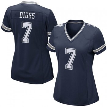 Women's Trevon Diggs Dallas Cowboys Game Navy Team Color Jersey