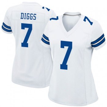 Women's Trevon Diggs Dallas Cowboys Game White Jersey