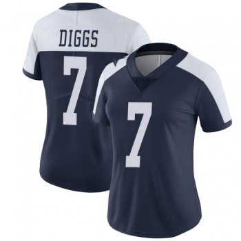 Women's Trevon Diggs Dallas Cowboys Limited Navy Alternate Vapor Untouchable Jersey