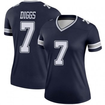 Women's Trevon Diggs Dallas Cowboys Legend Navy Jersey