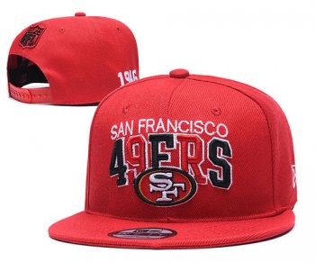 49ers Team Logo Red 1946 Anniversary Adjustable Hat YD