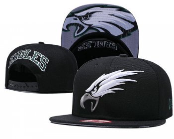 NFL Philadelphia Eagles Fresh Logo Black Adjustable Hat