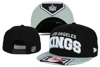 NHL Los Angeles Kings Team Logo Black Snapback Adjustable Hat