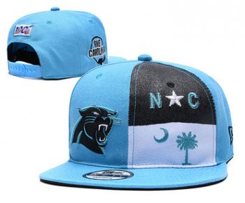 Panthers Team Logo Blue Adjustable Hat YD