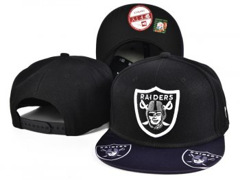 Raiders Team Logo Black Adjustable Hat SF