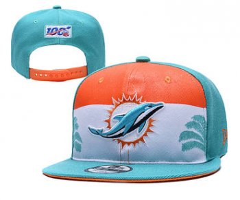 Dolphins Team Logo Aque 2019 Draft Adjustable Hat YD