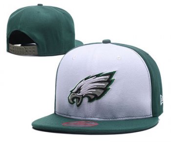 NFL Philadelphia Eagles Fresh Logo White Adjustable Hat