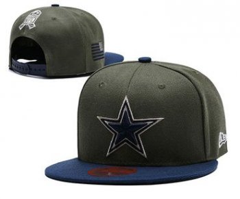 Cowboys Team Logo Olive Adjustable Hat LT