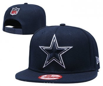 Cowboys Team Logo Navy Adjustable Hat GS