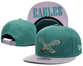 NFL Philadelphia Eagles Fresh Logo Green Adjustable Hat