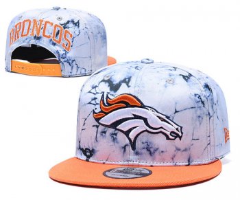 Broncos Team Logo Smoke Orange Adjustable Hat TX