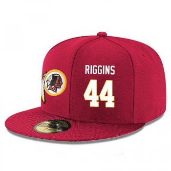 Washington Redskins #44 John Riggins Snapback Cap NFL Player Red with White Number Stitched Hat