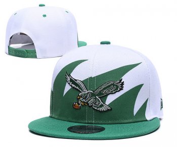 NFL Philadelphia Eagles Fresh Logo Green Adjustable Hats