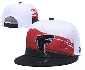 Falcons Team Logo Black Red Adjustable Hat