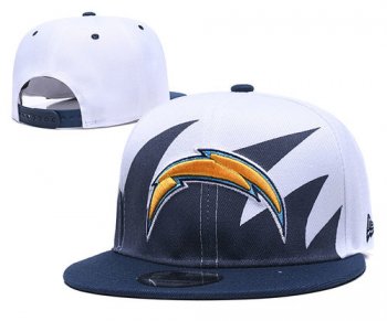 Chargers Team Logo Navy White Adjustable Hat