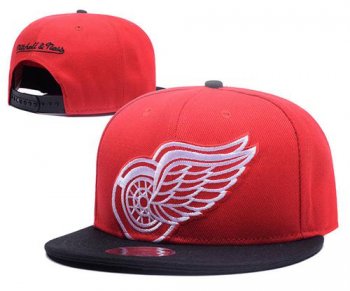 NHL Detroit Red Wings Stitched Snapback Hats 003