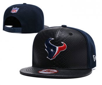 NFL Houston Texans Team Logo Navy Silver Adjustable Hat YD