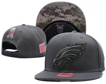 NFL Philadelphia Eagles Team Logo Salute To Service Adjustable Hat