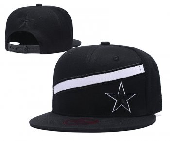 Cowboys Team Logo Black Adjustable Hat LT