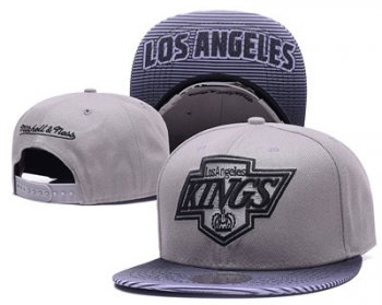 NHL Los Angeles Kings Team Logo Gray Mitchell & Ness Adjustable Hat